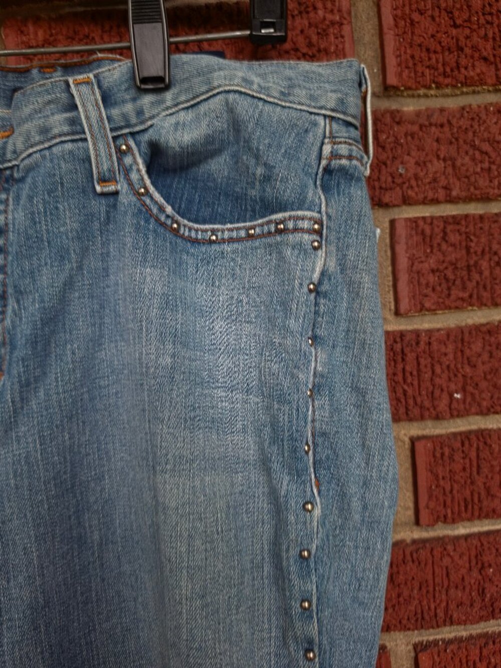 Karen Kane Denim Studded Jeans Size 10